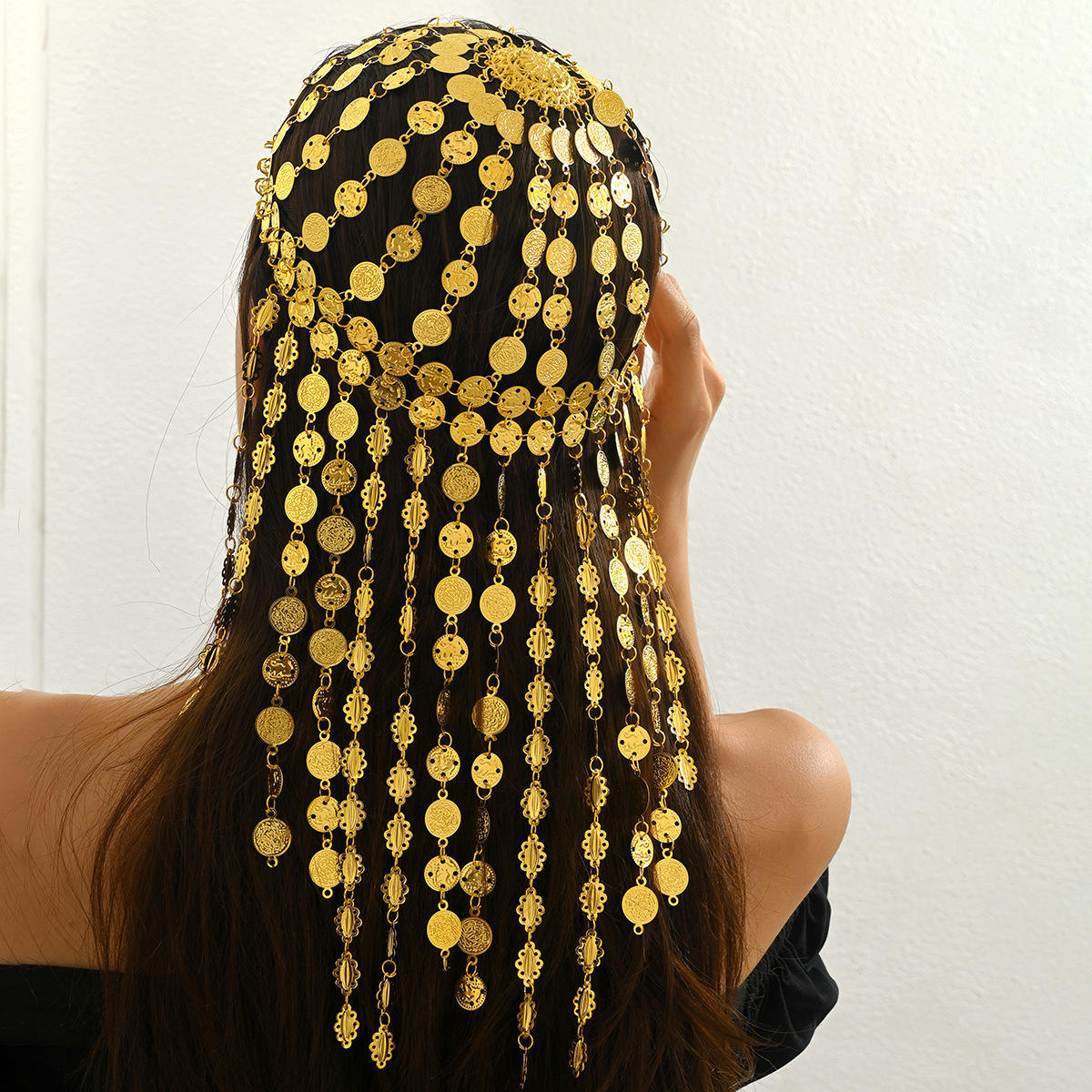 Ethnic Fashion Co In - Boheemse Etnische Legering Kwastje Dames Hoofdkap