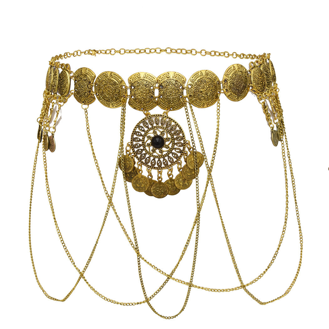 Ethnic Fashion Co In - Vintage Boheemse Etnische Holle Ronde Munt