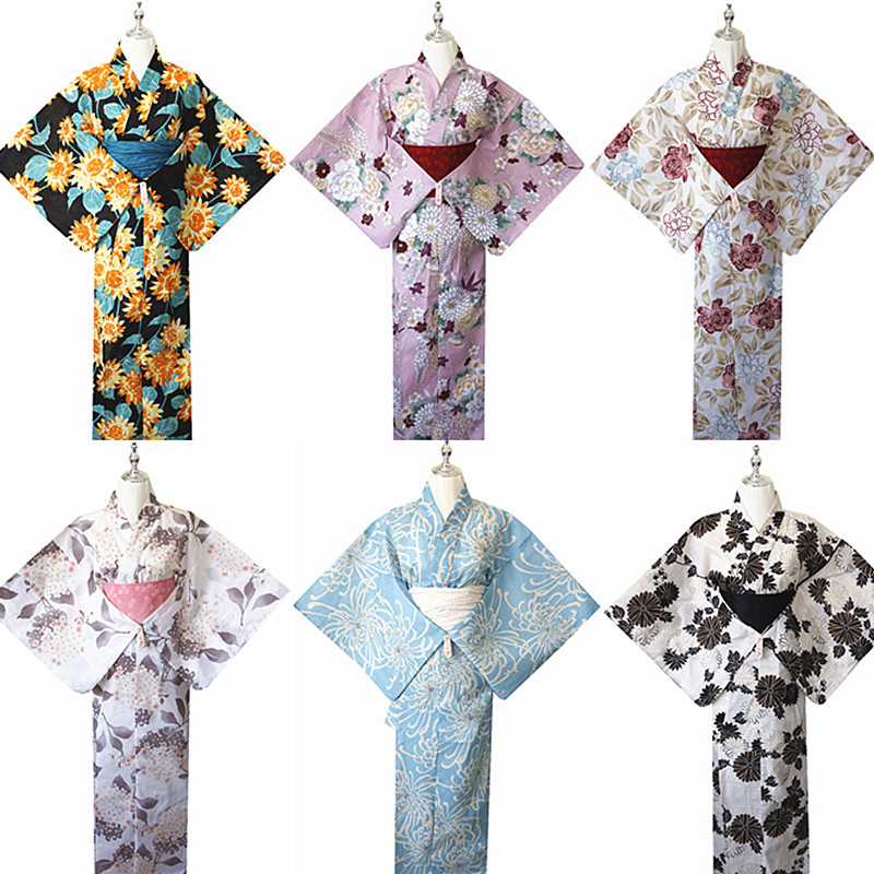 New Ethnic Fashion - Nieuwe kimono-badjas in traditionele stijl, diverse