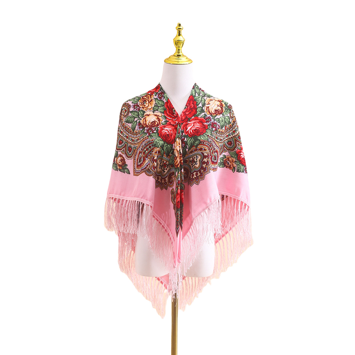 Go Ethnic Fashion - 110 cm Russische etnische sjaal voor