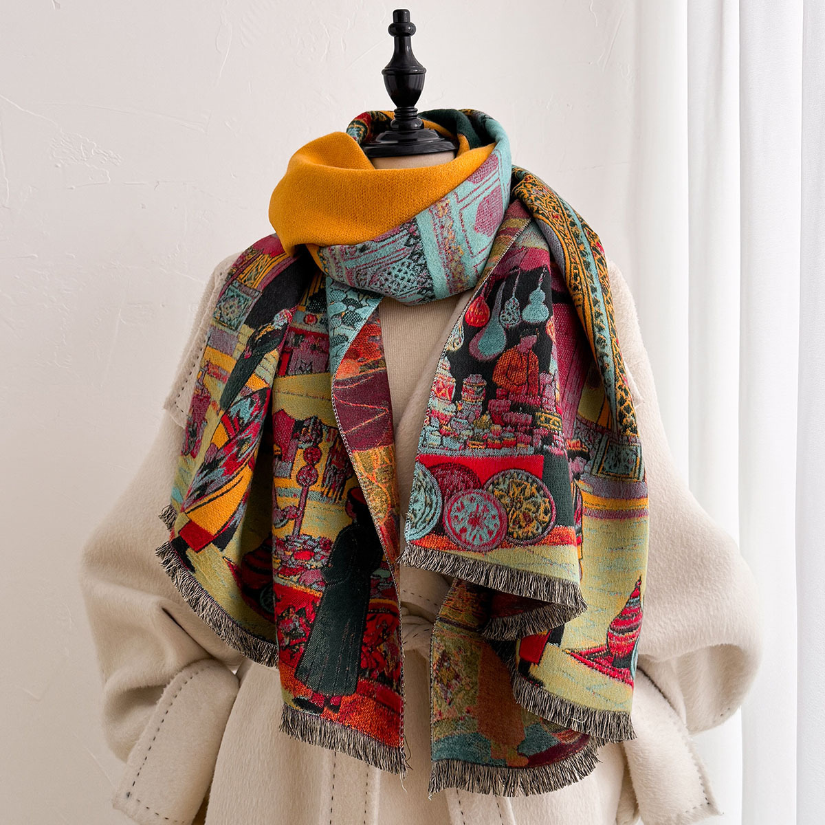Herfst Winter Dames Imitatie K - Go Ethnic Fashion recensie en prijs